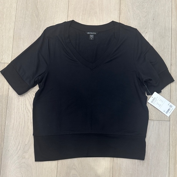 ATHLETA forward sweatshirt tee-black - Picture 2 of 4